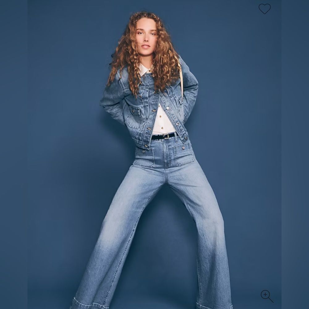 NWT J CREW Full-length slim-wide jean in 1996 semi-stretch - Picture 12 of 13